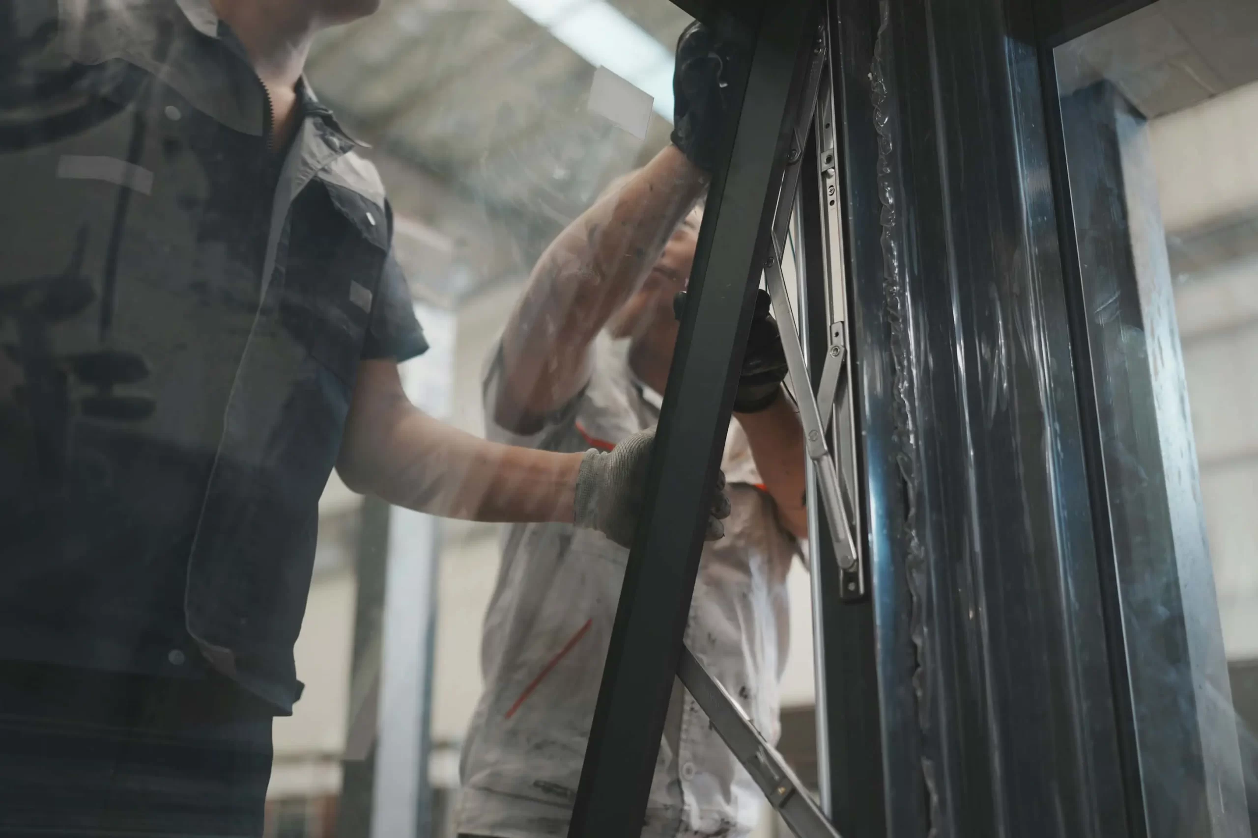 models 17 Laser-cut aluminum frame production MagicBox factory