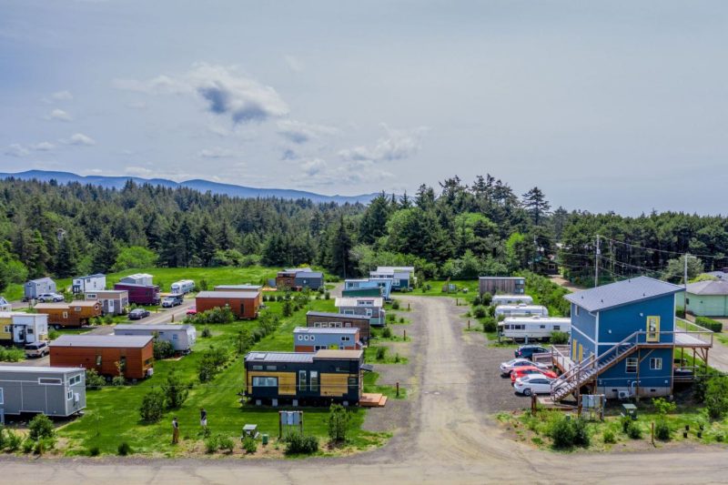 What is the price for a tiny home or tiny home on wheels? 3 tiny house village