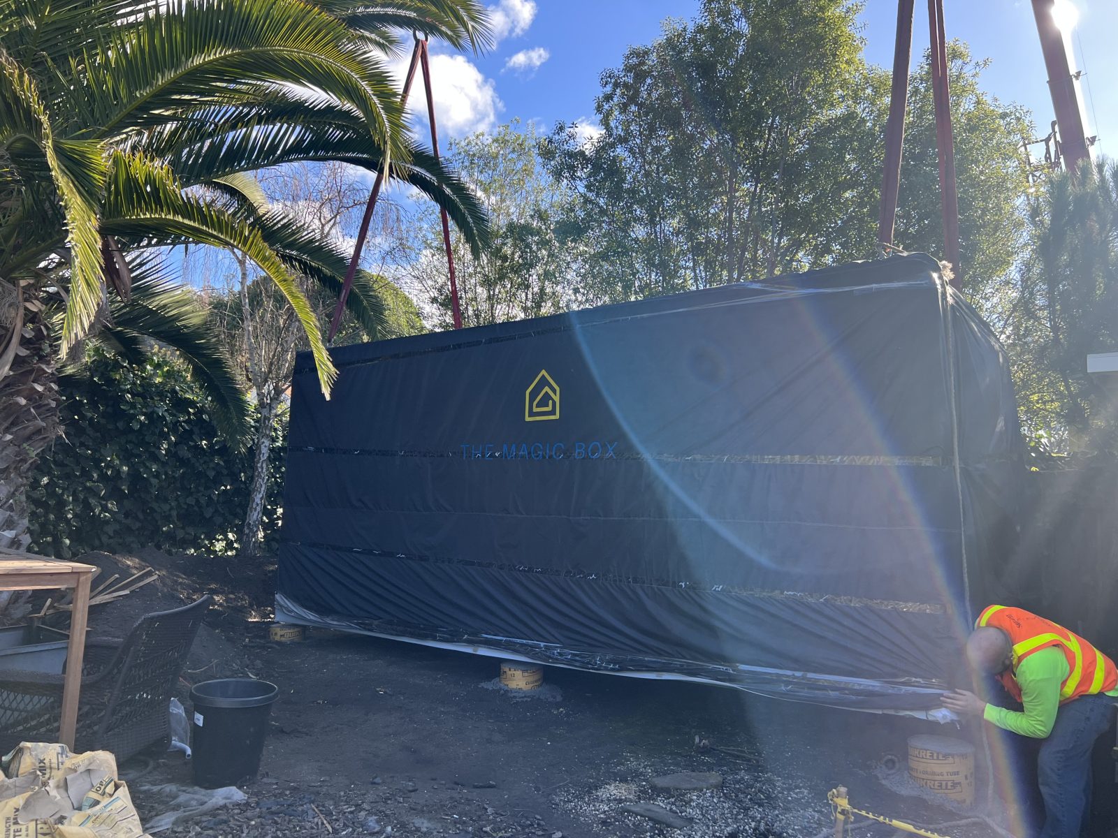 tiny house in backyard