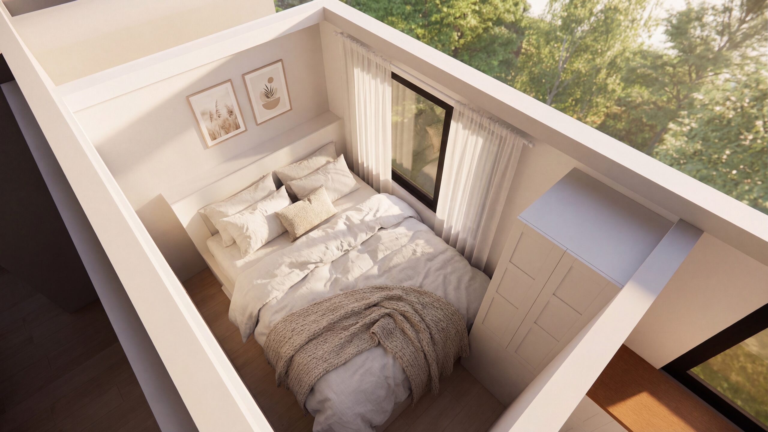 MagicSlide 2X 7 MagicDuo second bedroom — flexible room for office, guest or child