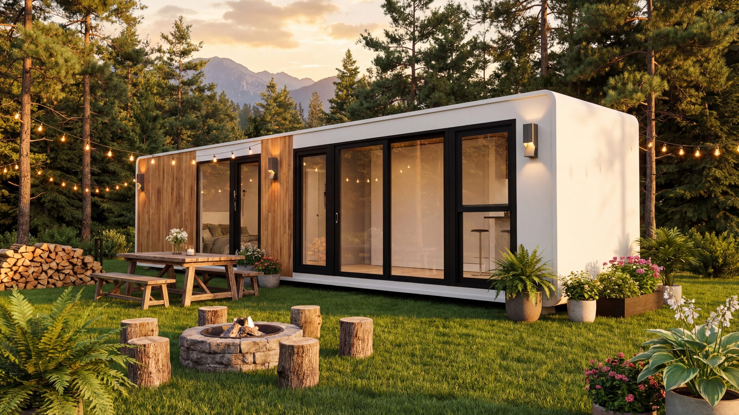 MagicSlide 2X 6 MagicDuo master bedroom — queen bed, ground level, private door