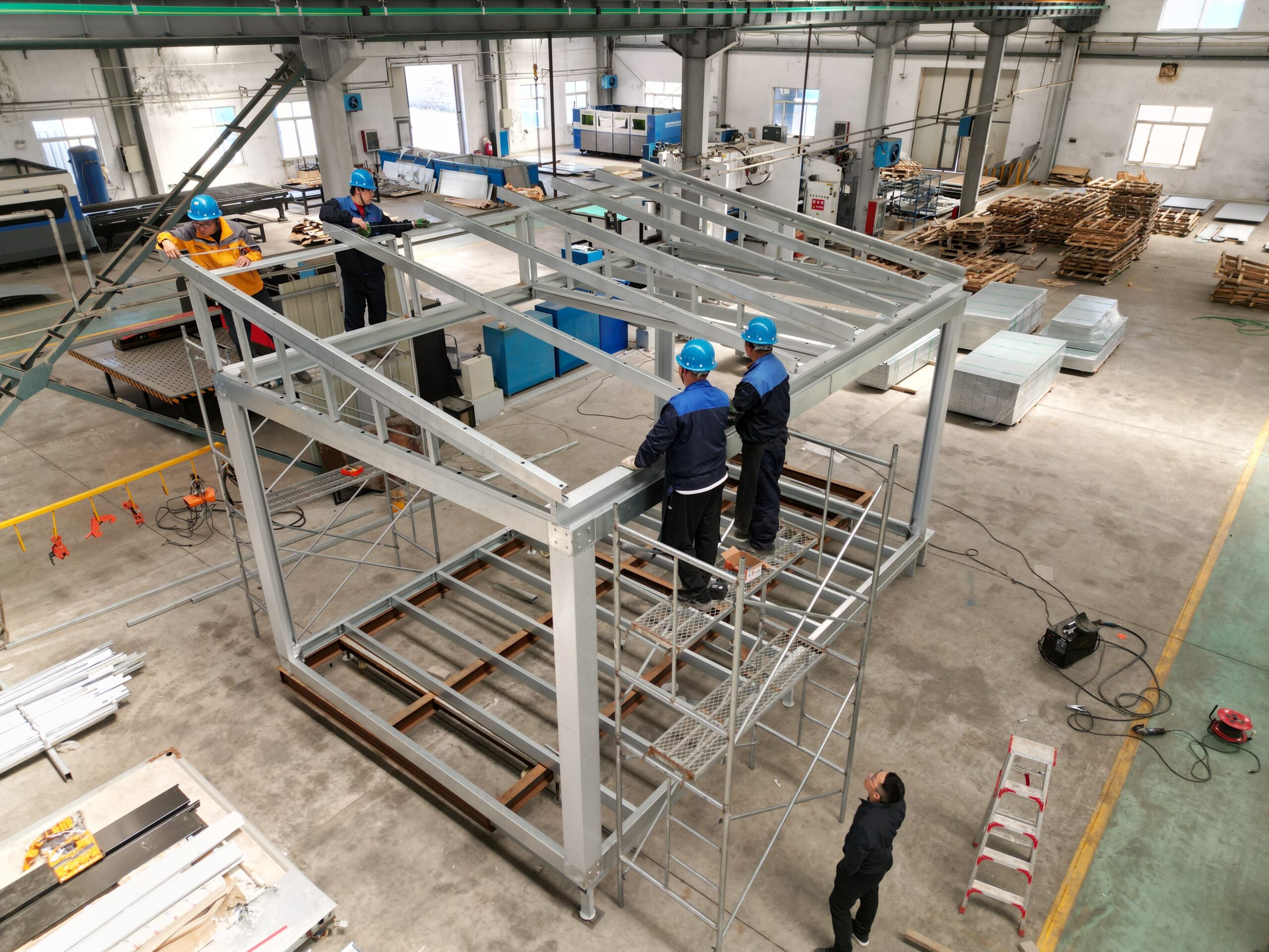 home 10 MagicBox factory prefabrication process
