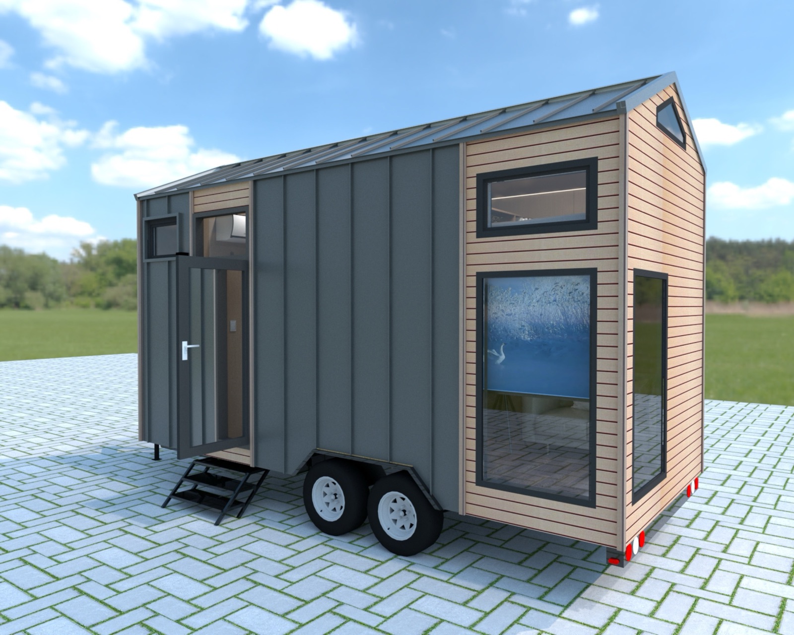 Winterized Tiny Houses Insulated tiny house on wheels built for cold climates